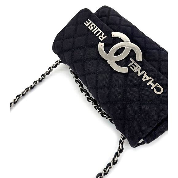 CHANEL Denim Big CC Flap Chain Shoulder Bag A-A13684 - Picture 6 of 11